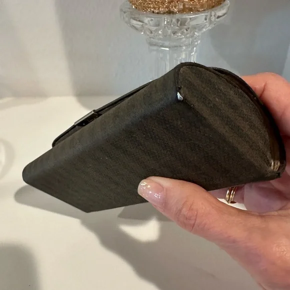 Vintage Fendi Black and Tan Striped eyeglass case - Picture 5 of 6